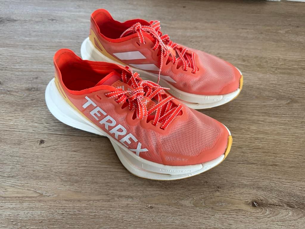 Adidas Terrex Agravic Speed Ultra Trailrunschoenen - Maat 38, Sportschoenen, Oranje, Ophalen of Verzenden, Gedragen