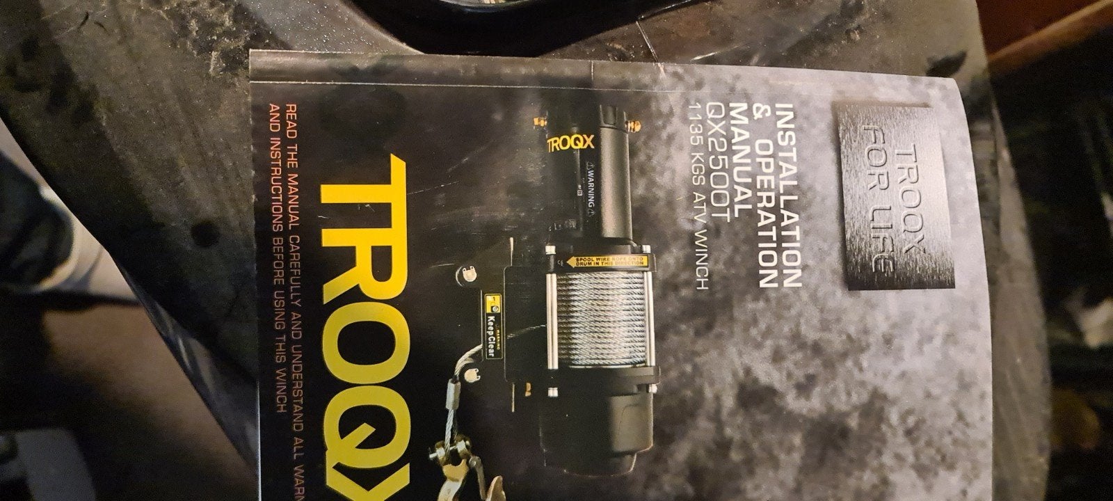 electrische lier TROQXQX2500T 1135kg, Ophalen of Verzenden, Nieuw, Overige typen