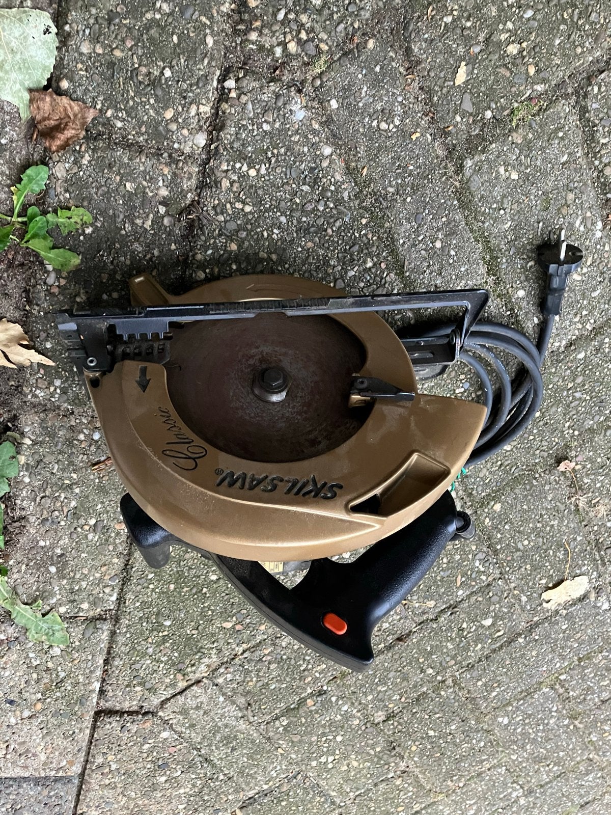 Vintage Skil Cirkelzaag - Model 1866U1 - Werkend, Gebruikt, Cirkelzaag, Ophalen of Verzenden, 30 tot 70 mm