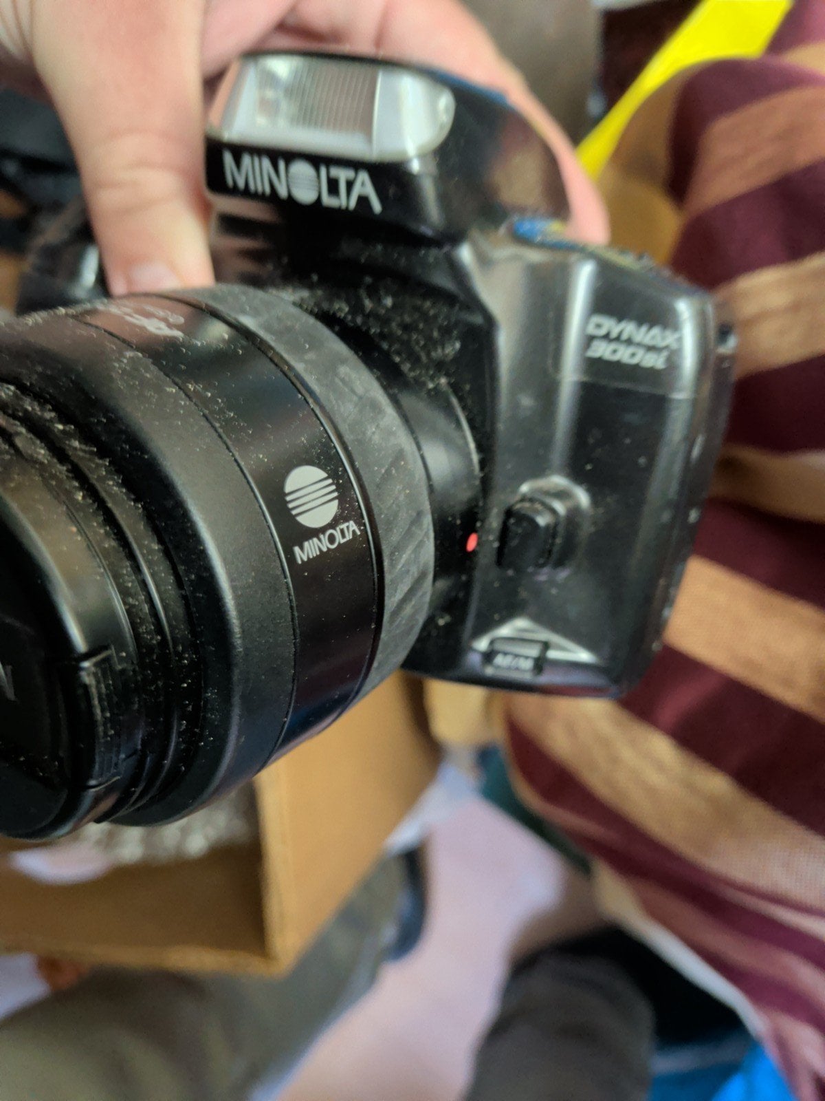 Minolta Dynax 300si spiegelreflexcamera, Ophalen of Verzenden, Gebruikt, Spiegelreflex, Minolta