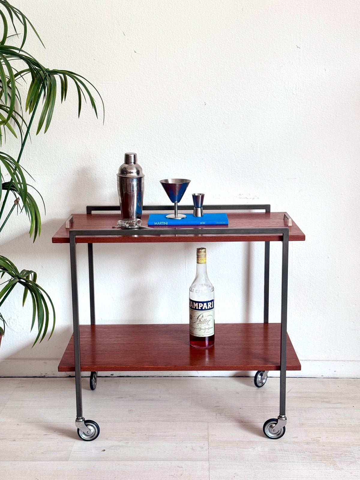 Vintage serveerwagen jaren 60 Pastoe stijl, Ophalen, 50 tot 100 cm, Zo goed als nieuw, X