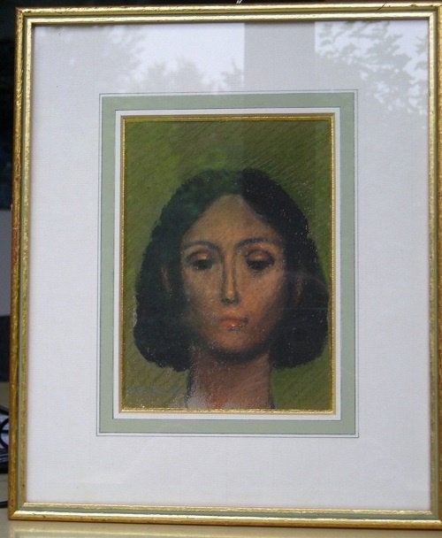 Staf Beerten Portret (Beverlo-1930), Papier/karton, Ophalen of Verzenden, Ingelijst, Portret