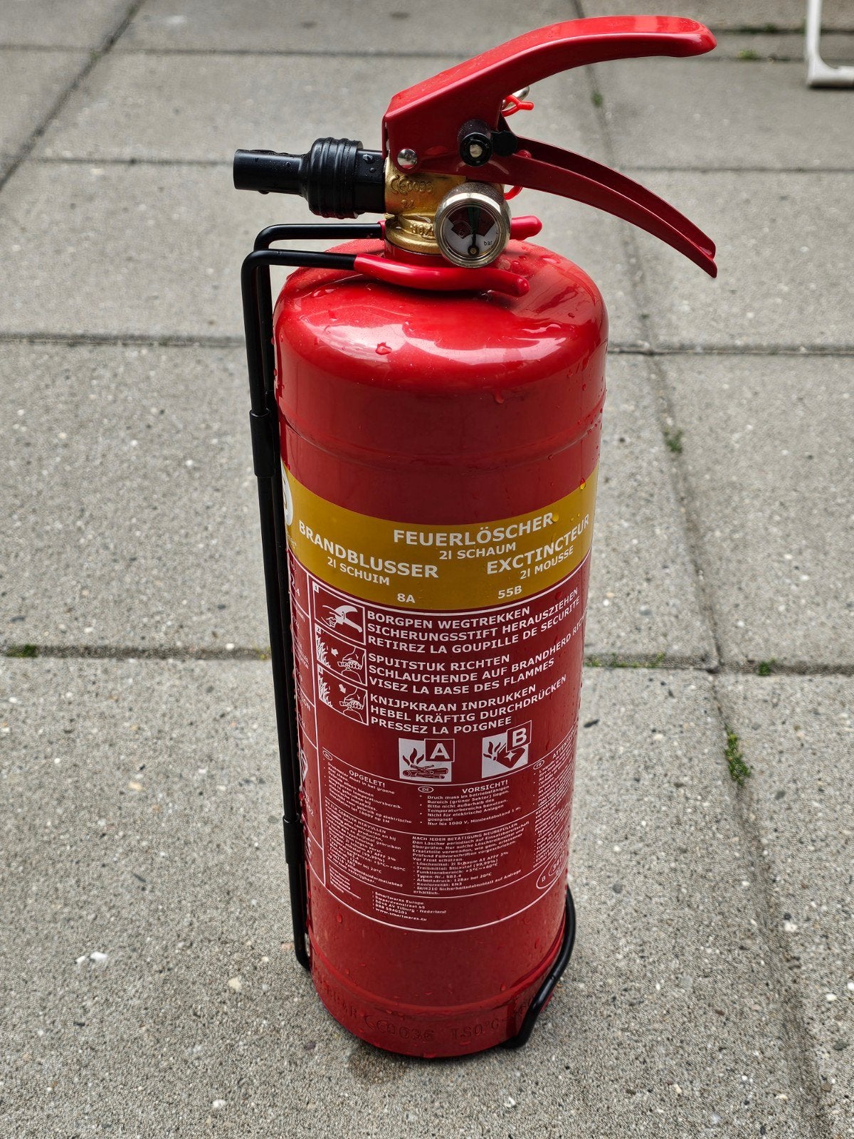 Brandblusser 2 liter schuim, Ophalen of Verzenden, Nieuw