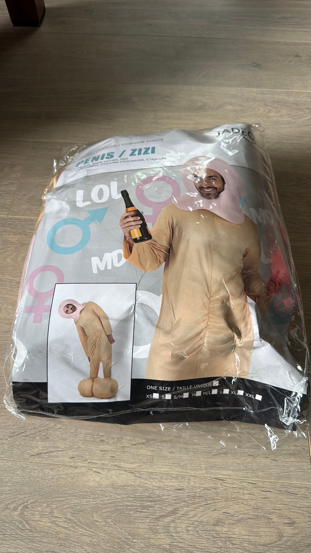 Penispak, Nieuw, Overige maten, Ophalen of Verzenden, Overige thema's