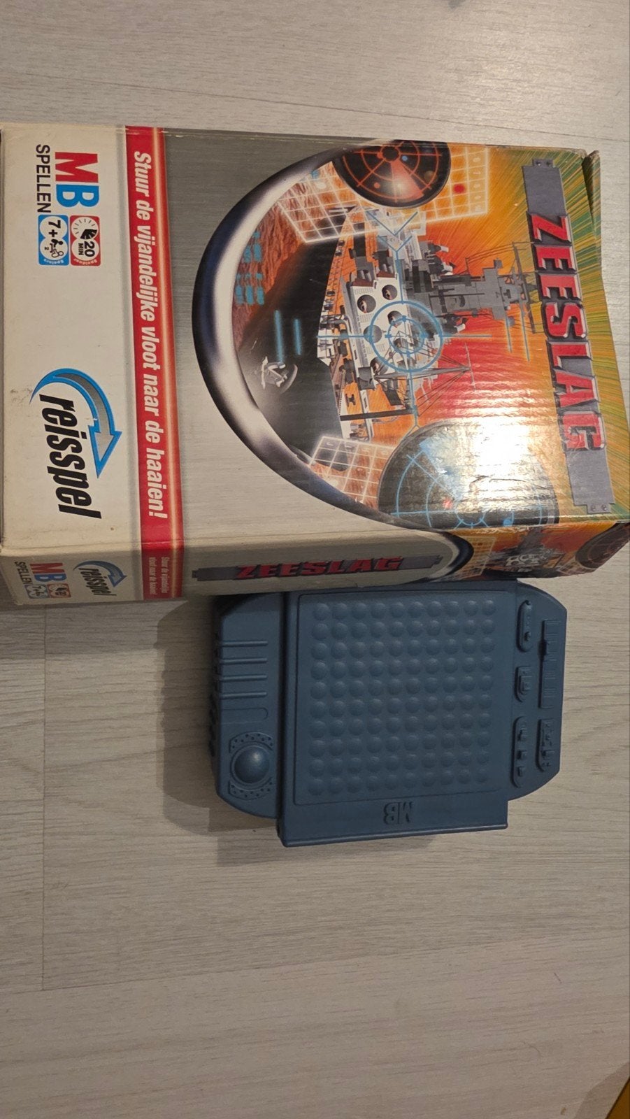 Zeeslag Reisspel - MB Spellen, Een of twee spelers, Ophalen of Verzenden, Reisspel, Gebruikt
