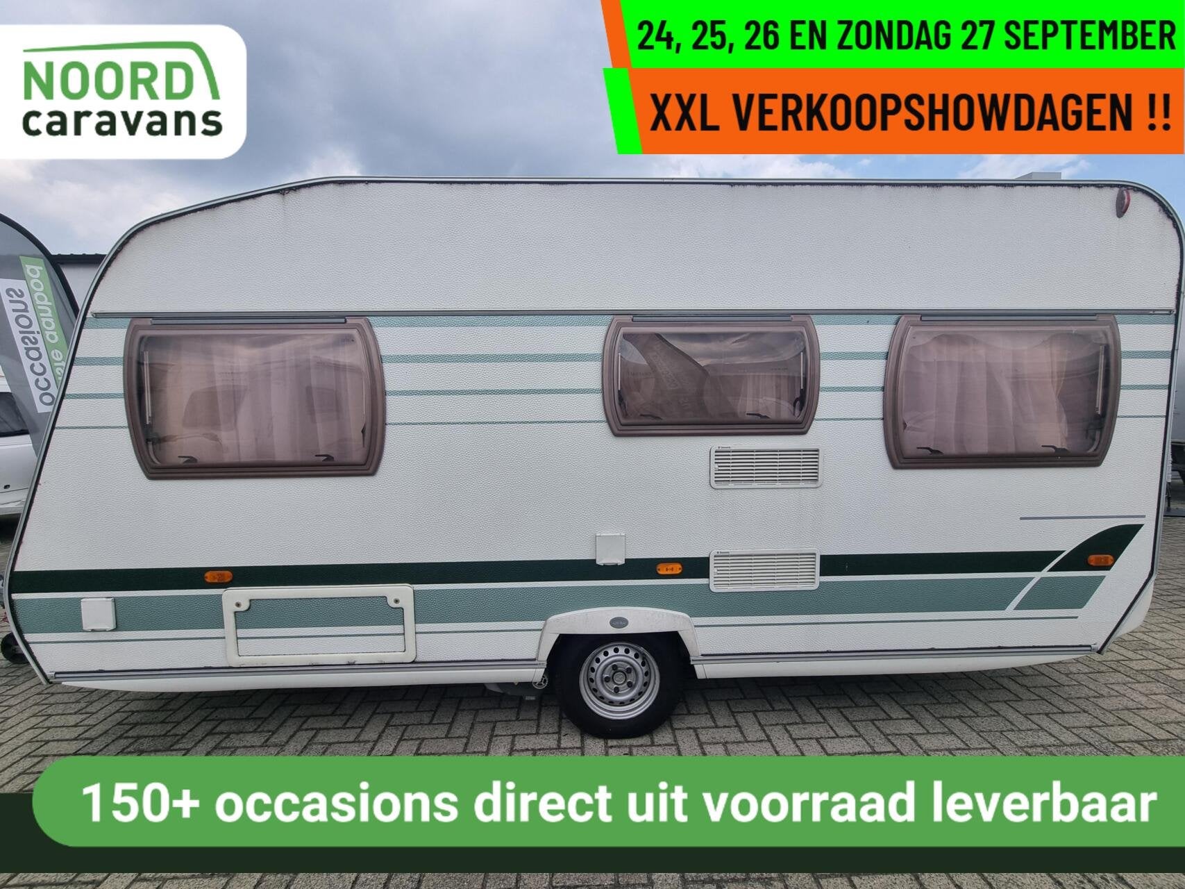 Chateau Calista-XXL VERKOOPSHOW 24,25,26 & 27 SEPT. 10-17 UU, Caravans en Kamperen, Chateau, Rondzit, Bedrijf, 750 - 1000 kg