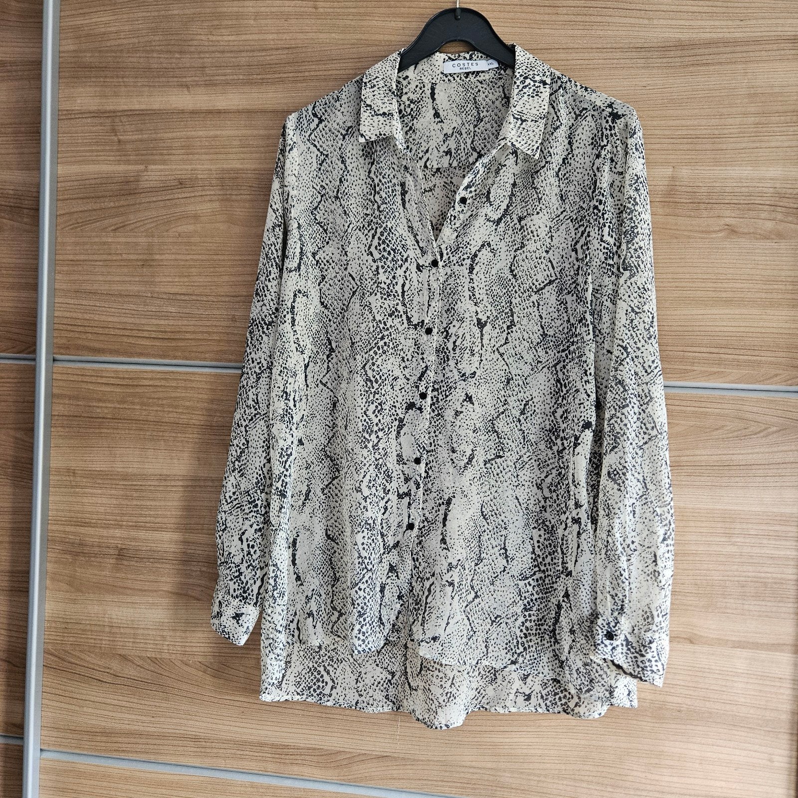 dames  blouse grihzw print Costes Zgan, Costes, Ophalen of Verzenden, Zo goed als nieuw, Meerkleurig