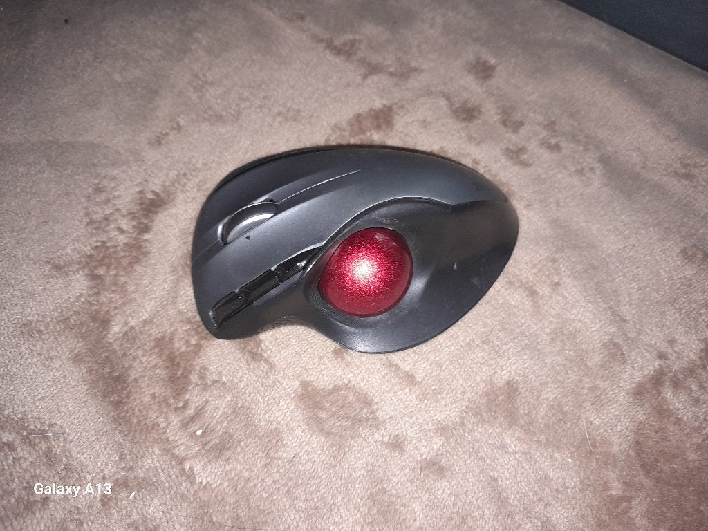 Trust Muis - Ergonomisch en Draadloos met Trackball, Ophalen, Zo goed als nieuw
