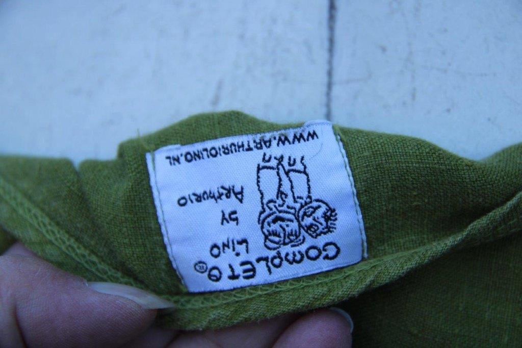 Jurk groen Completo Lino Arthurio mt xl Vaste prijs, Maat 46/48 (XL) of groter, Ophalen of Verzenden, Zo goed als nieuw, Knielengte
