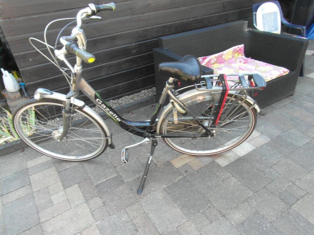damesfiets Gazelle Xtra Orange, Ophalen, Versnellingen, Gazelle, 53 tot 56 cm