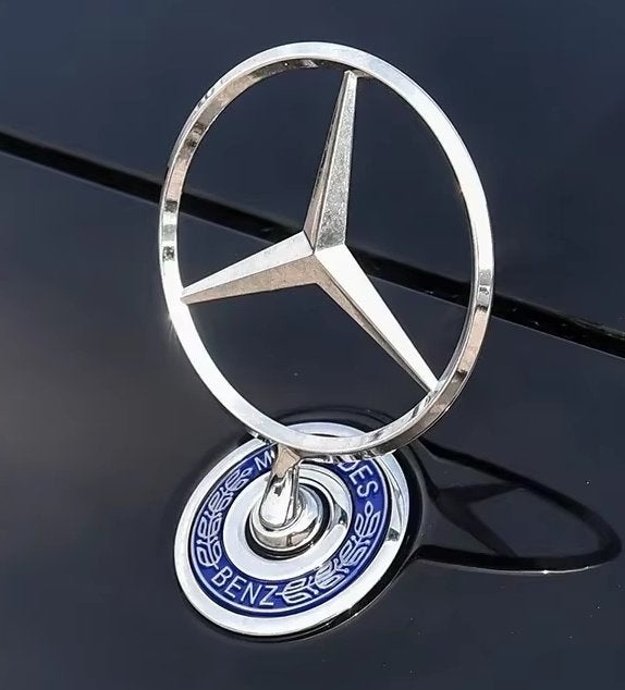 MERCEDES STER BLAUWE LAUWERKRANS OP DE VOET, Ophalen of Verzenden, Nieuw
