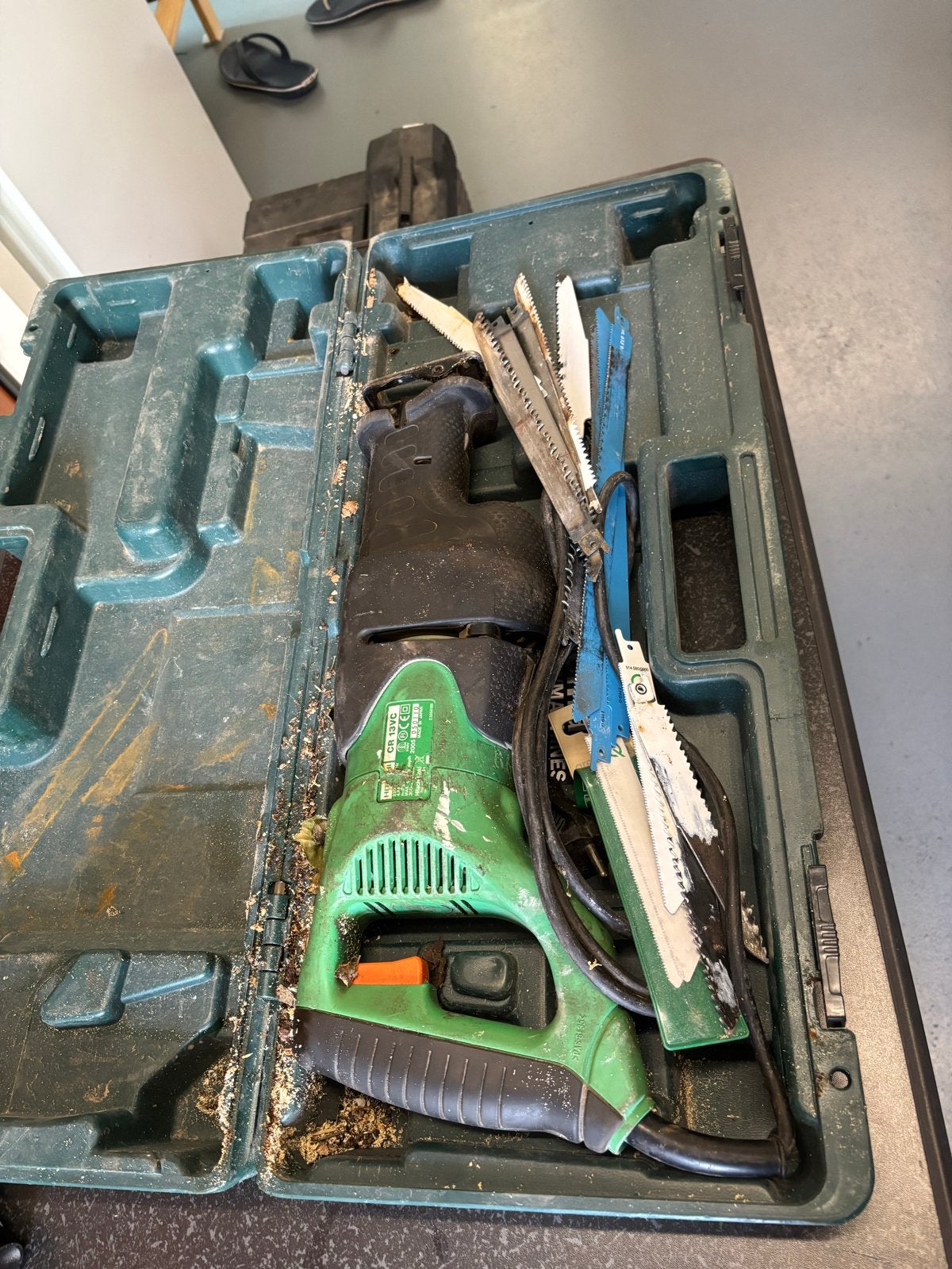 Hitachi CR 13VC Reciprozaag - Krachtige Zaagmachine, Doe-het-zelf en Verbouw, Ophalen, Gebruikt, 70 mm of meer, 600 tot 1200 watt