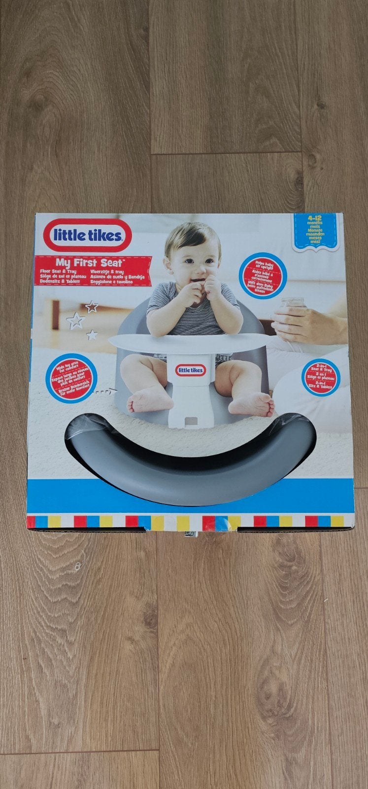 Little Tikes My First Seat: 2-in-1 Vloer- en Eetstoel, Kinderen en Baby's, Kinderstoelen, Zo goed als nieuw, Overige typen, Afneembaar eetblad