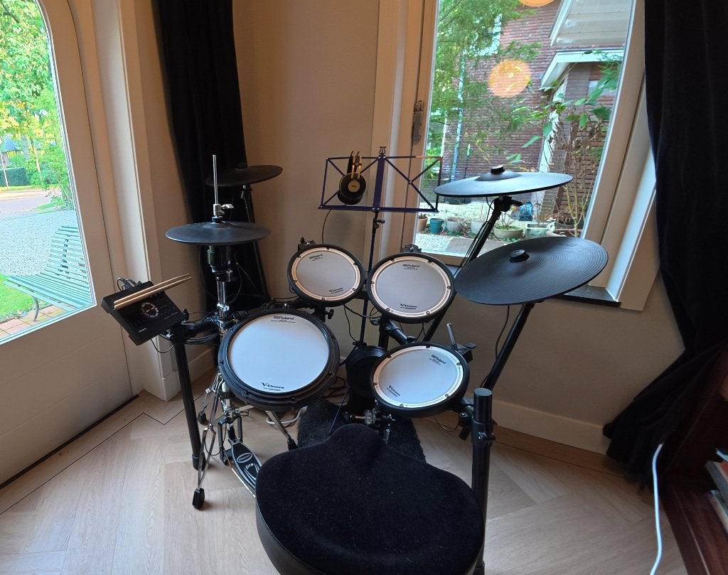 Zeer compleet: Roland TD-17 KVX2 E-Drum Set, Ophalen of Verzenden, Zo goed als nieuw, Roland, Elektronisch