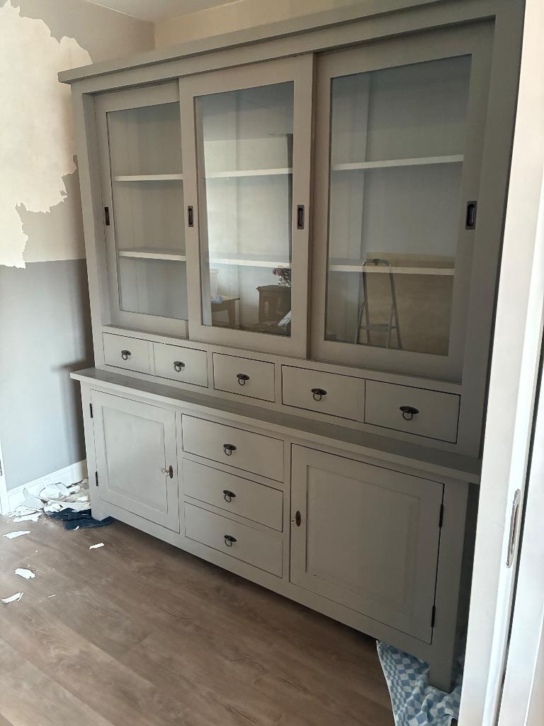 Landelijke buffetkast, Ophalen, Gebruikt, Met deur(en), 200 cm of meer
