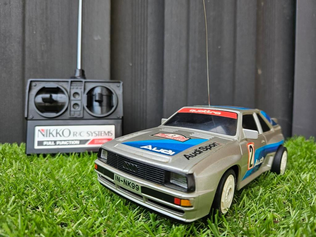 Nikko Audi Quatrro 1984 schaal 1/24, Ophalen of Verzenden, Overige schalen, Auto onroad