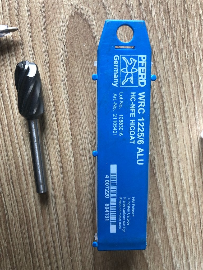 Stiftfrezen hardmetaal voor aluminium, Ophalen of Verzenden, Nieuw, Aluminium