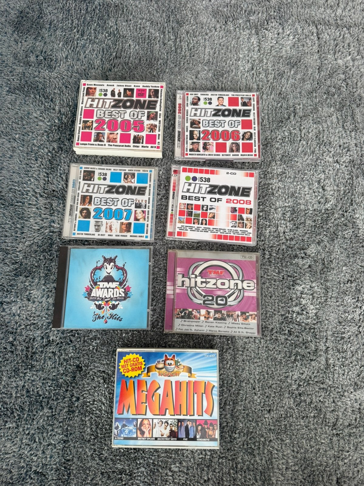HITZONE & TMF COMPILATIE SET - 7 CD's + 4 DVD's - Jaren 2000, Ophalen of Verzenden, Gebruikt, Pop