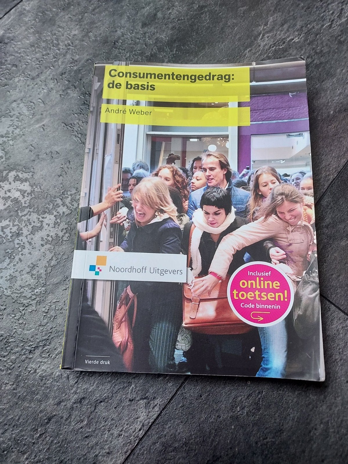 Consumentengedrag: de basis - André Weber (vierde druk), Boeken, Studieboeken en Cursussen, Zo goed als nieuw, HBO, Gamma, Ophalen of Verzenden