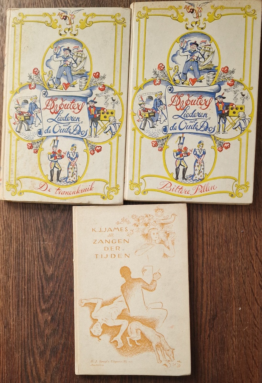De Tranenkruik, Bittere Pillen, Zangen der Ti, Ophalen of Verzenden, Gelezen, K.J. James (en anderen), Nederland