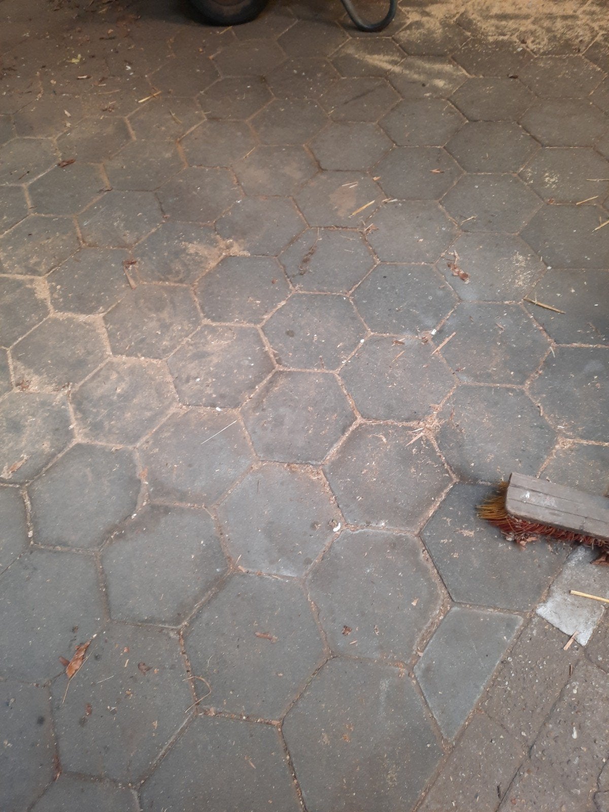 6 kant straatstenen mooi vlak van boven, Tuin en Terras, Ophalen, Gebruikt, Beton, Klinkers