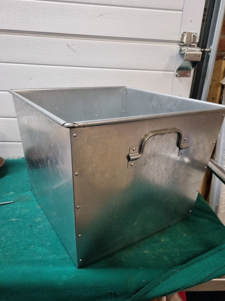 opberg kist zink muck ikea, Huis en Inrichting, Woonaccessoires | Overige, Ophalen of Verzenden, 'T Olde Gre-j, Info@toldegrej.nl