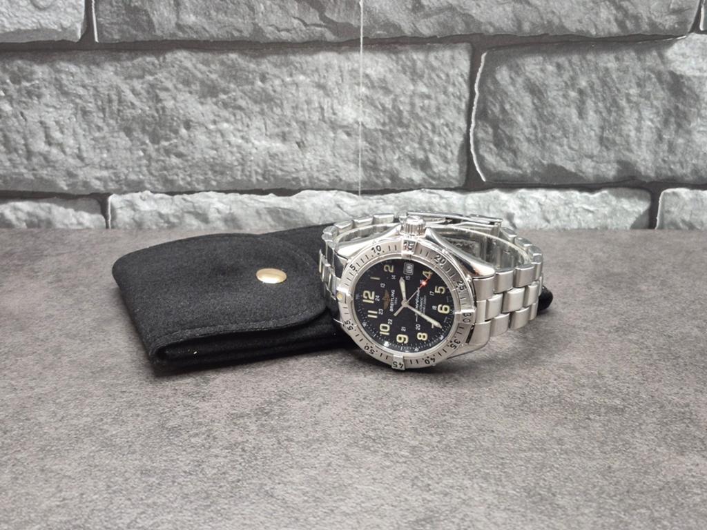 Breitling Superocean 41mm automatic, watch only, Sieraden, Tassen en Uiterlijk, Horloges | Heren, Staal, Staal, Breitling, Polshorloge