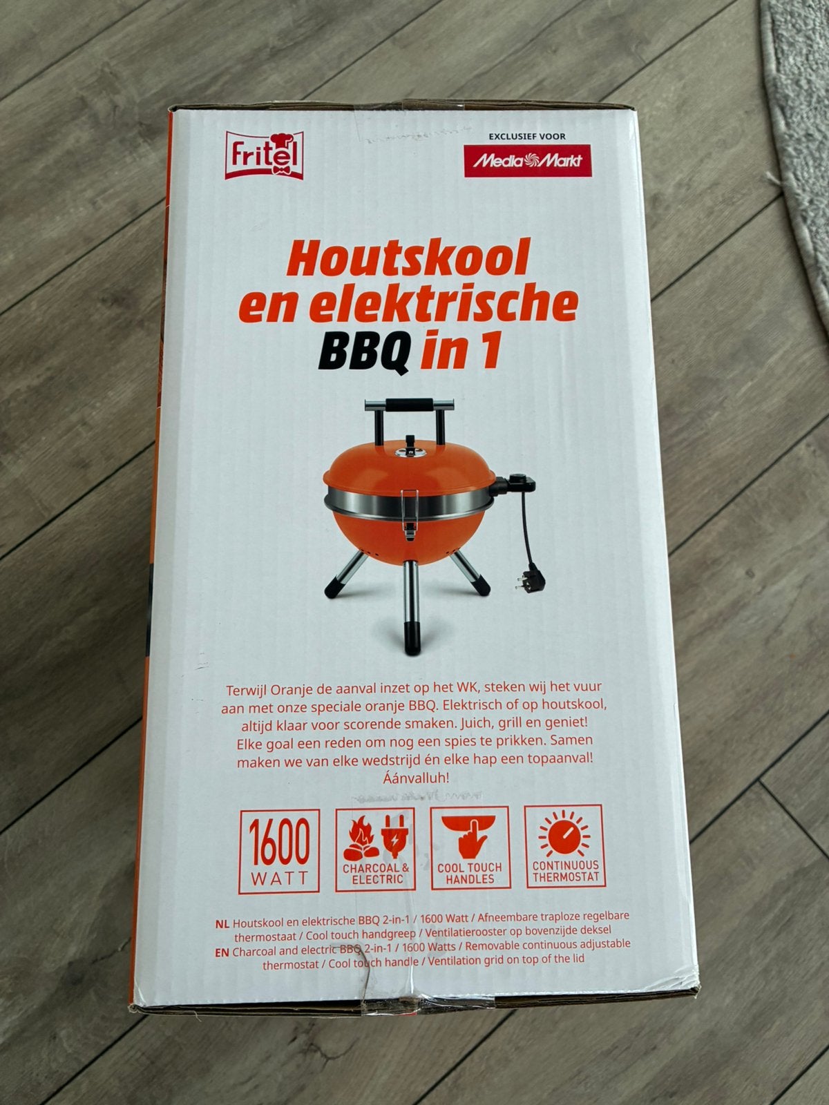 Barbecue, zowel electrisch als met houtskool, Ophalen of Verzenden, Nieuw