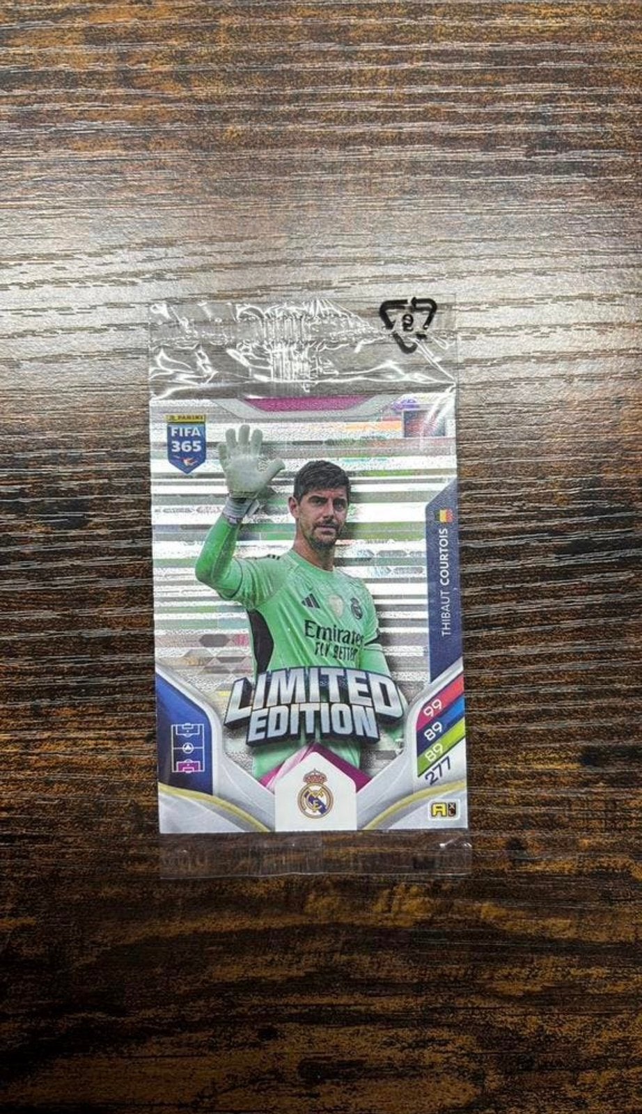 SEALED FIFA365 Thibaut Courtois LIMITED EDITION, Ophalen of Verzenden, Zo goed als nieuw, Buitenlandse clubs, Poster, Plaatje of Sticker