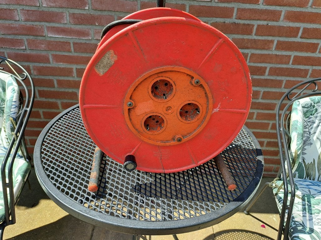 Kabelhaspel, Doe-het-zelf en Verbouw, Elektra en Kabels, Ophalen, Gebruikt, Kabel of Snoer