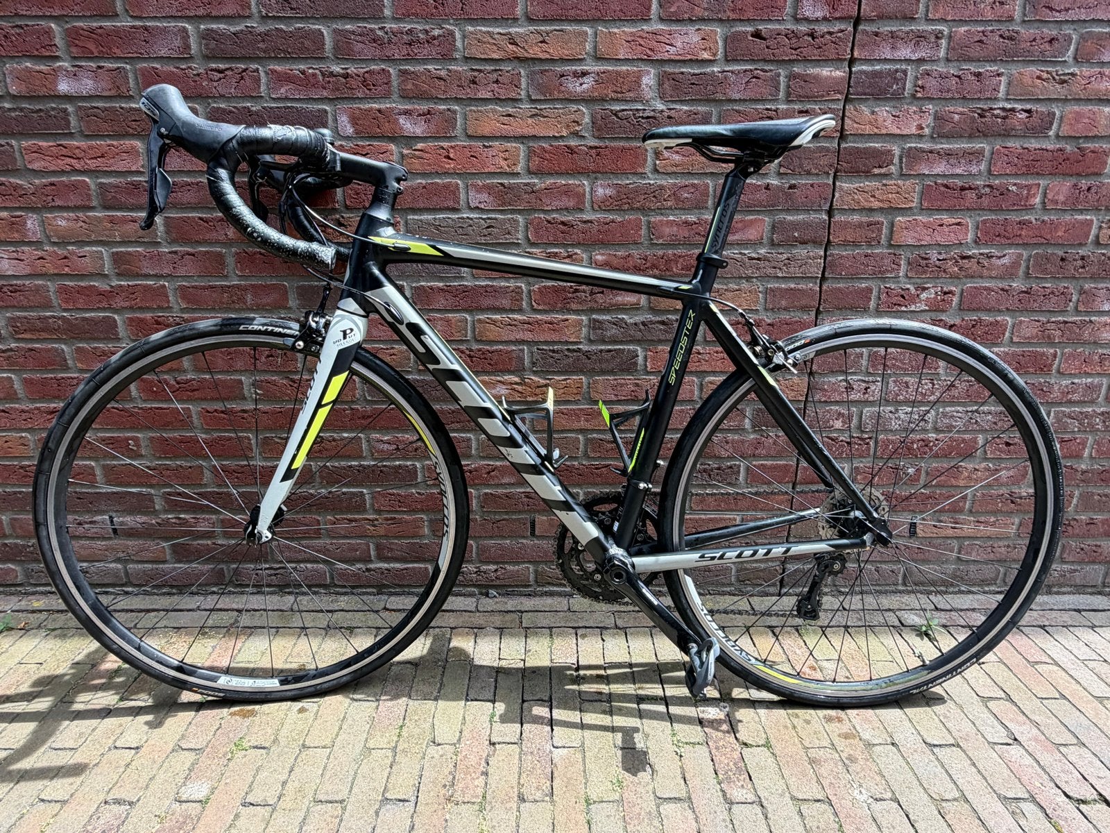 Scott Speedster 10 racefiets (maat S) - inclusief schoenen, Fietsen en Brommers, 28 inch, Gebruikt, Aluminium, Meer dan 20 versnellingen