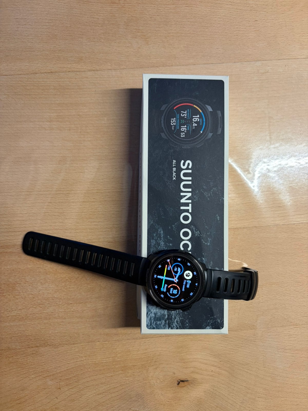 Suunto Ocean All Black - Duikcomputer & Sporthorloge, Zwart, Ophalen of Verzenden, Zo goed als nieuw, GPS