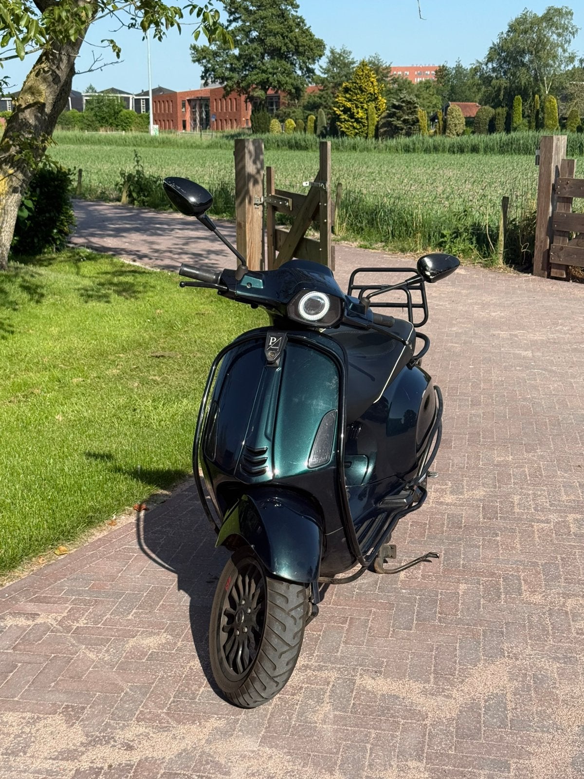 Vespa Sprint full option 4t 2v Emerald Green Metallic, Fietsen en Brommers, Scooters | Vespa, Ophalen, Gebruikt, Maximaal 45 km/u