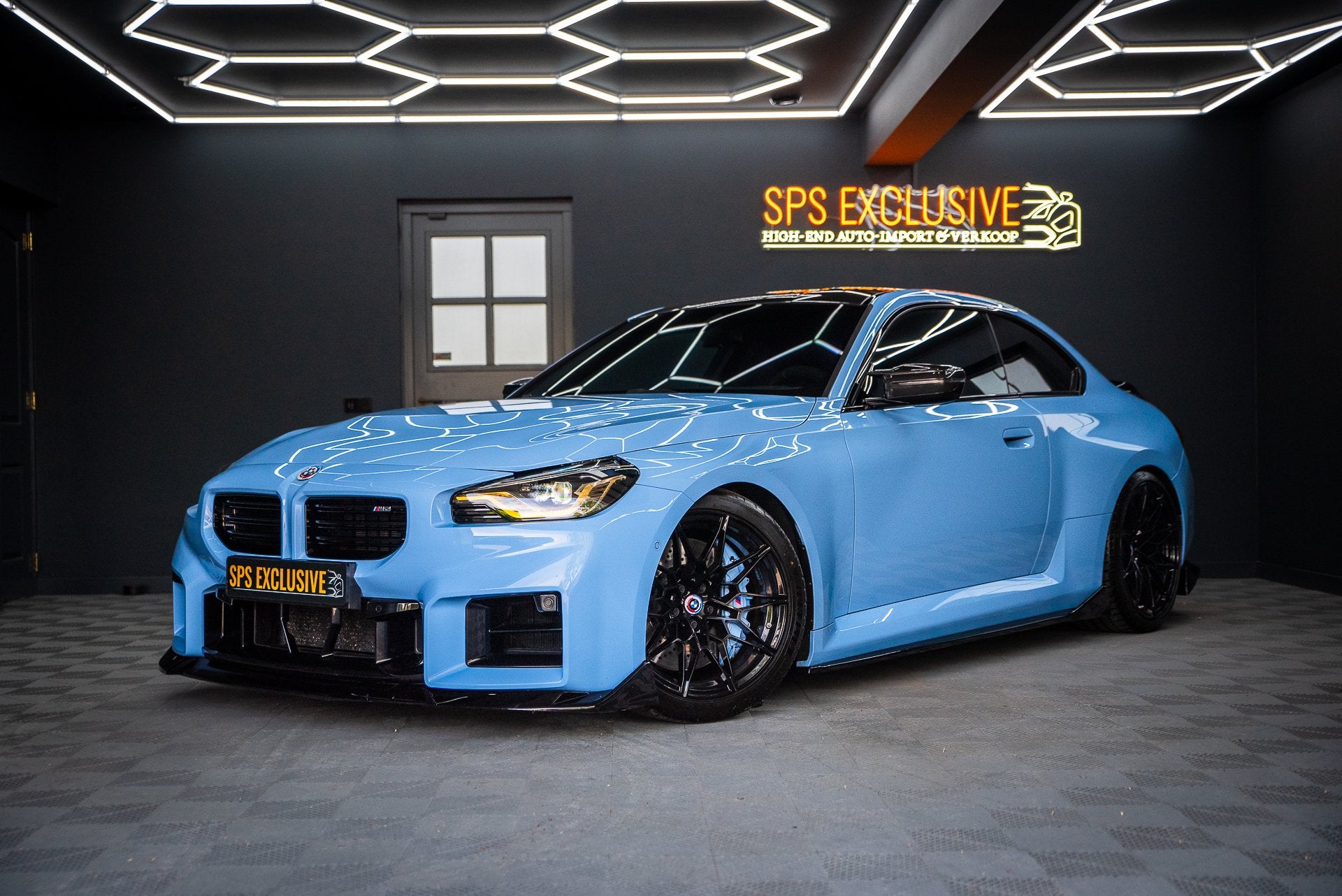 BMW 2 Serie Coupé M2 / Carbon / Non OPF / PSR midpipe / MST, Automaat, Achterwielaandrijving, Blauw, 2 stoelen