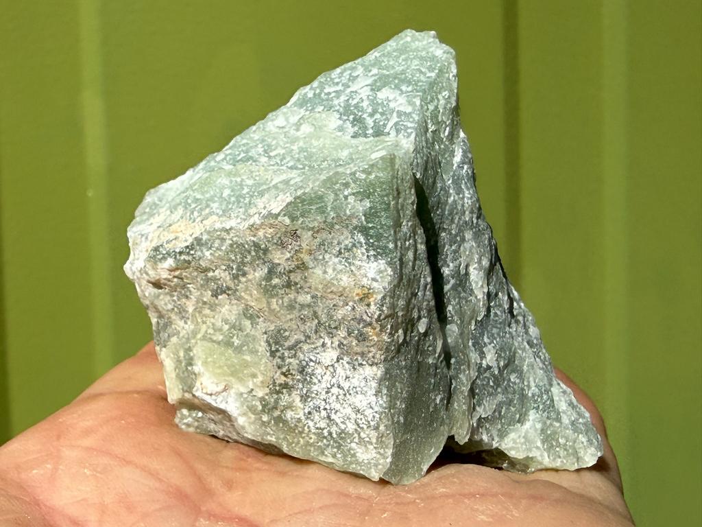 De enige echte ruwe groene Jade uit Myanmar mineralen, Ophalen of Verzenden, Mineraal