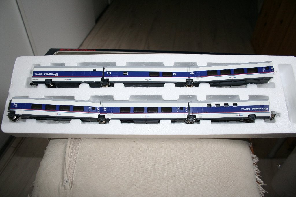 trix express trein wagons ZGAN (electrotren), Treinset, Gelijkstroom, Trix, Ophalen of Verzenden