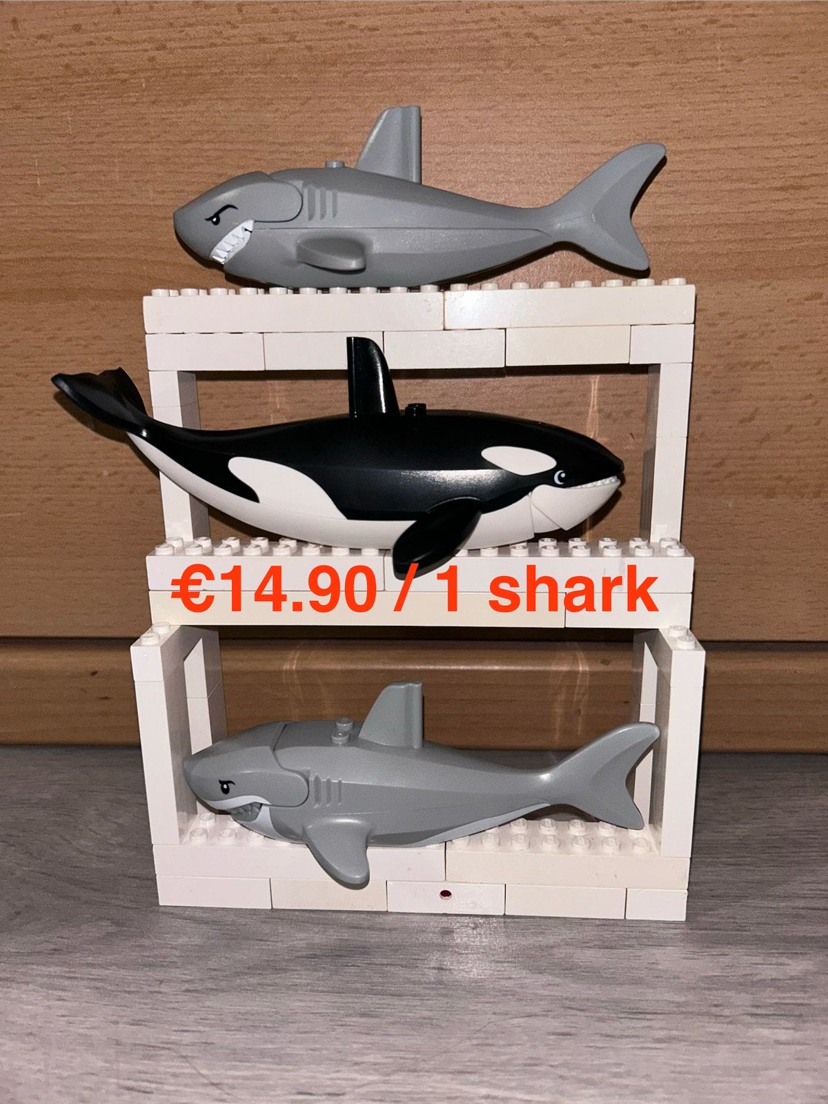 Lego dier haai orka 14.90 /1st 60368 60379  60379 6243 8633, Ophalen of Verzenden, Nieuw, Losse stenen, Lego