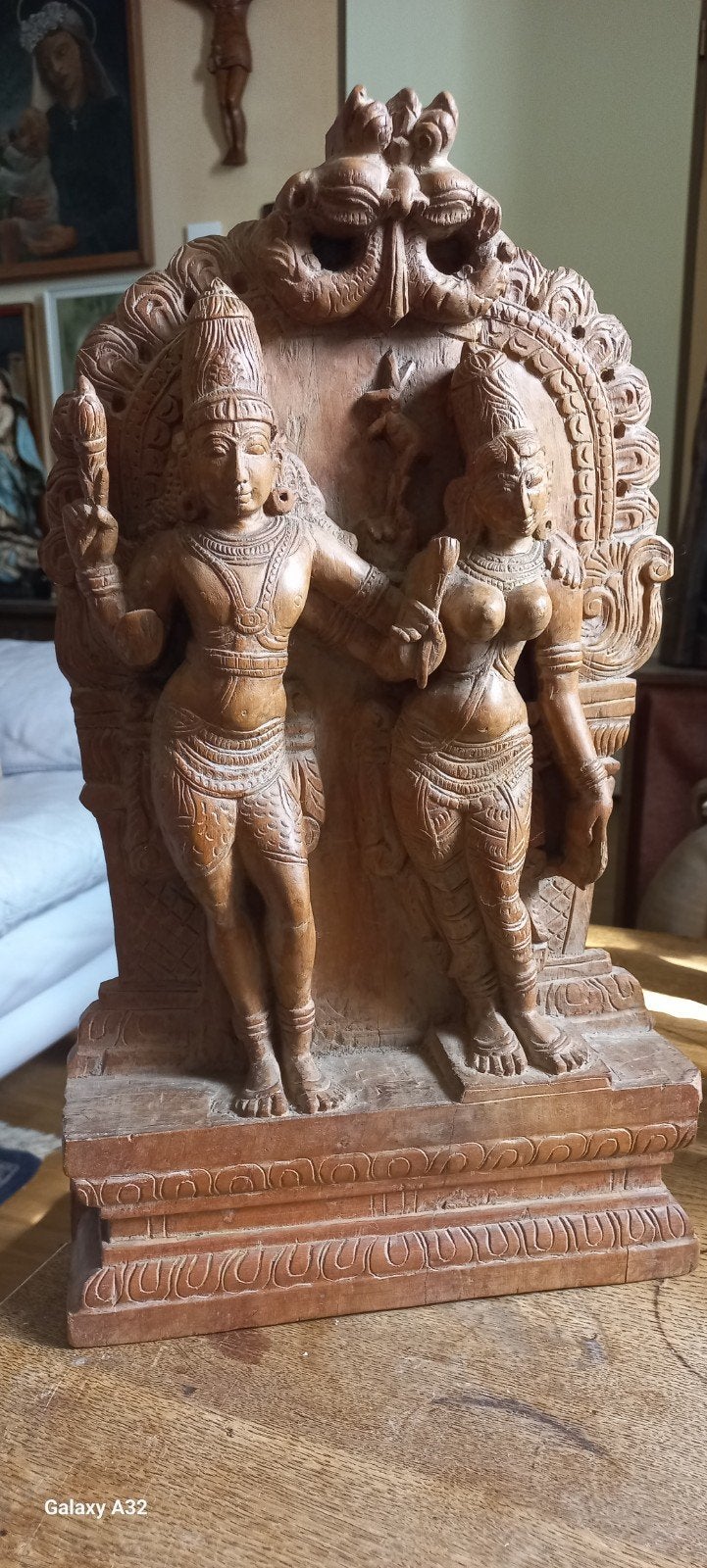 Paneel India - Figuren., Ophalen of Verzenden
