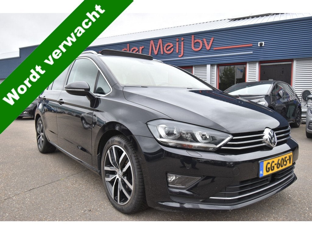 Volkswagen Golf Sportsvan 1.4 TSI Highline , TREKHAAK , PANO, Auto's, Volkswagen, Stof, Gebruikt, Zwart, Bedrijf