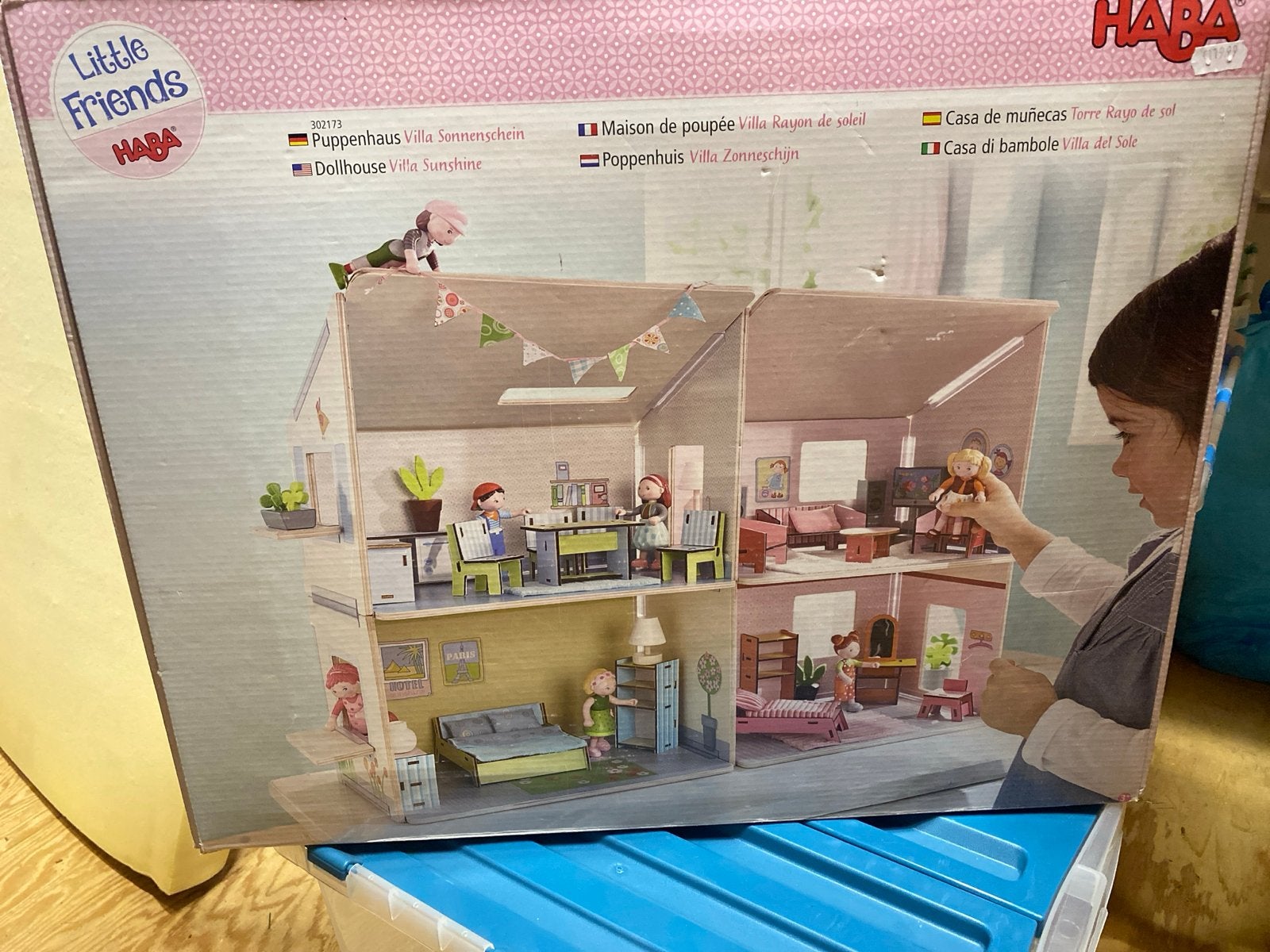 HABA Little Friends Poppenhuis Villa Zonneschijn, Ophalen, Nieuw, Poppenhuis