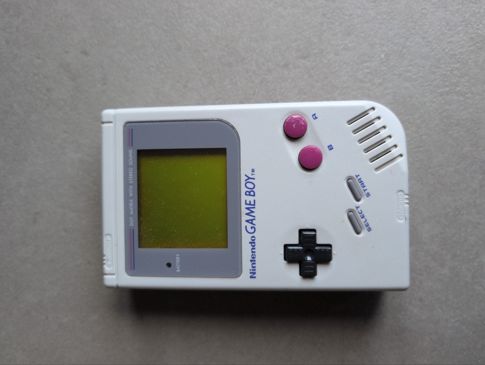 Game Boy Classic 1989 met Super Mario Land 2 en Kirby, Spelcomputers en Games, Spelcomputers | Nintendo Game Boy, Ophalen of Verzenden