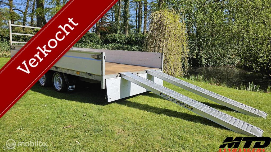 Hapert Azure multitransporter plateauwagen met hoge borden, Gebruikt