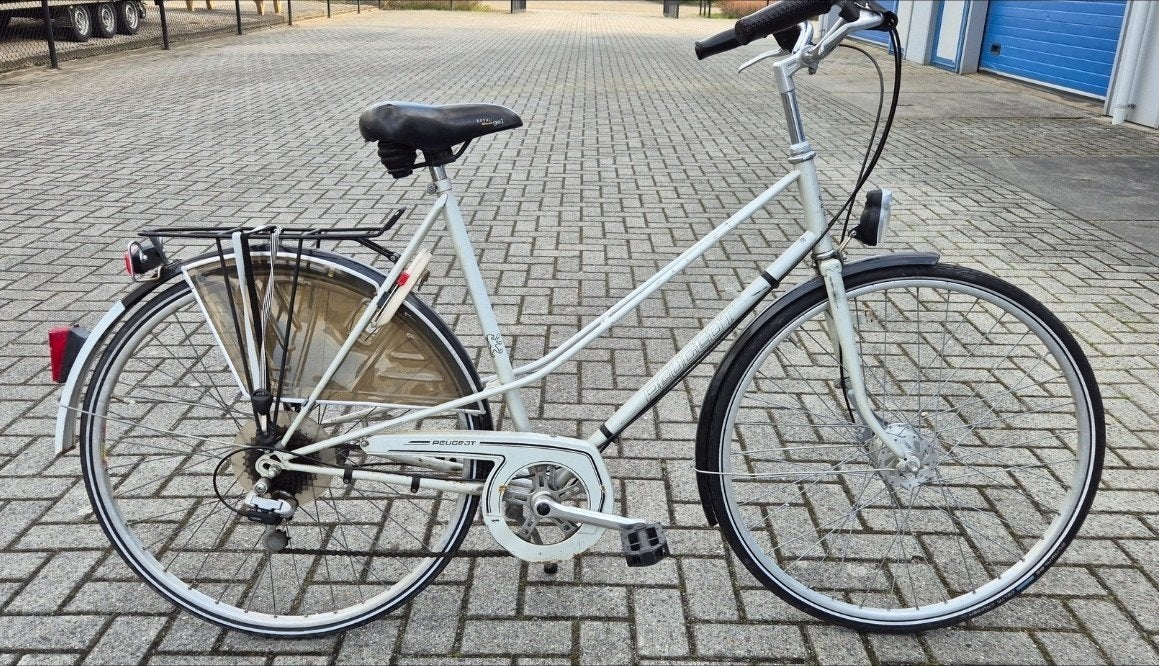 Retro Peugeot Damesfiets, Minder dan 10 versnellingen, Gebruikt, 56 cm of meer, Ophalen