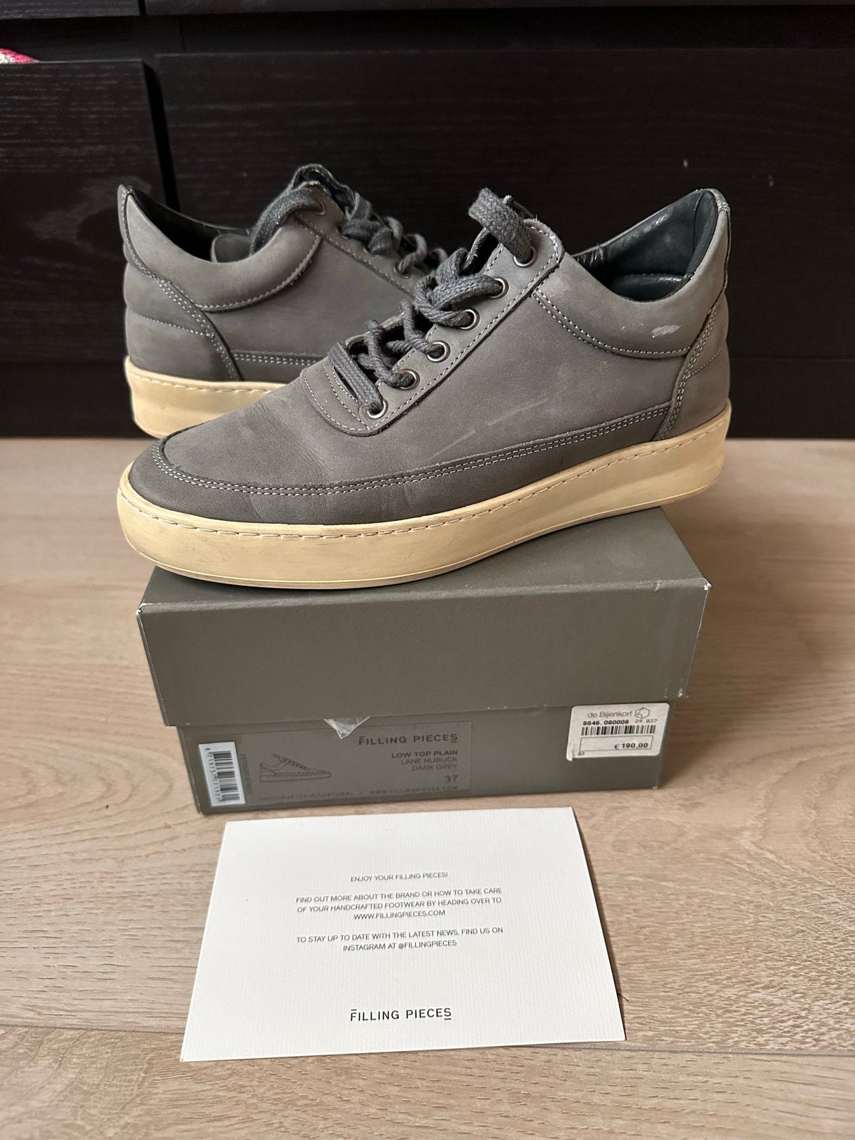 Sneakers Filling Pieces Maat 37 grijs, Kleding | Dames, Ophalen of Verzenden, Grijs, Sneakers of Gympen, Zo goed als nieuw