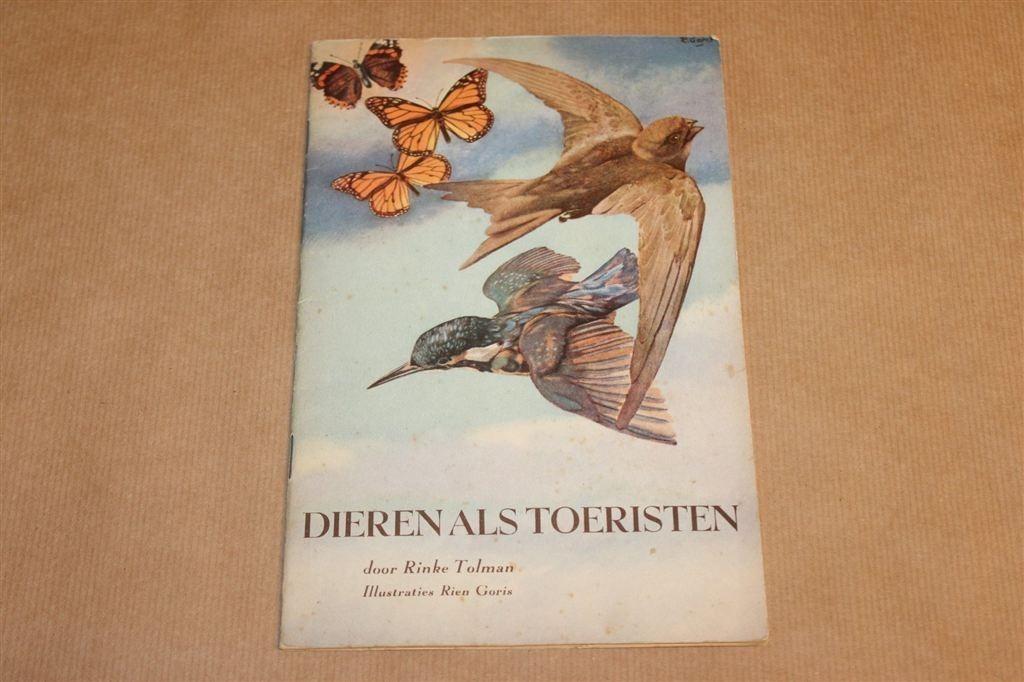 Dieren als Toeristen — Compleet, 32 Plaatjes 1953 Tolman, Ophalen of Verzenden, Gelezen