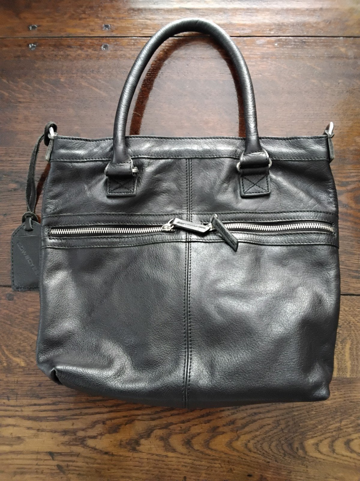 Cowboysbag zwarte schoudertas, Sieraden, Tassen en Uiterlijk, Tassen | Damestassen, Ophalen of Verzenden, Zo goed als nieuw, Zwart