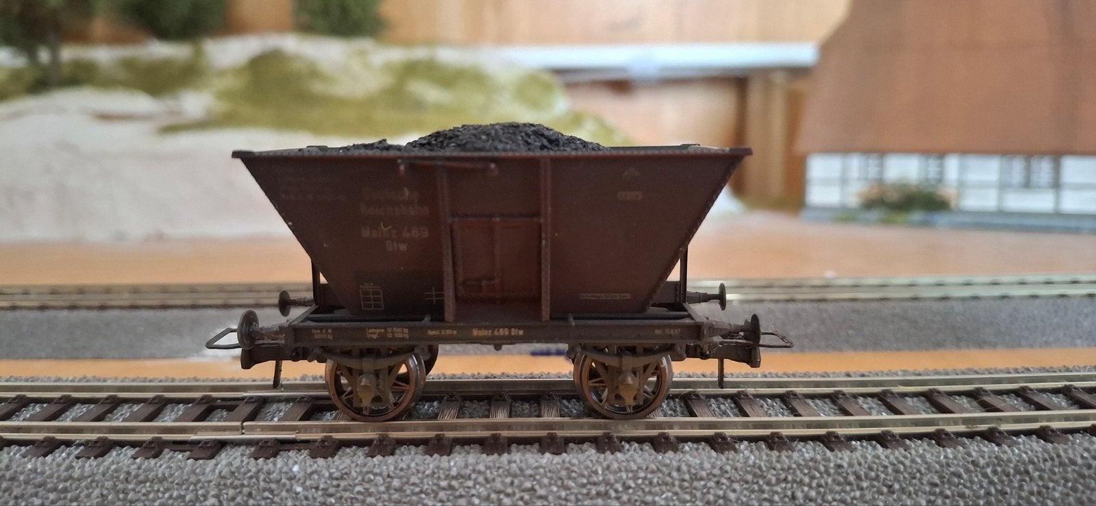 Brawa 48795 Kolenhopperwagen - Zo goed als nieuw, Hobby en Vrije tijd, Modeltreinen | H0, Overige merken, Gelijkstroom of Wisselstroom