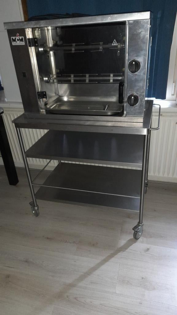 Kippengrill, Ophalen of Verzenden, Zo goed als nieuw, Minder dan 45 cm