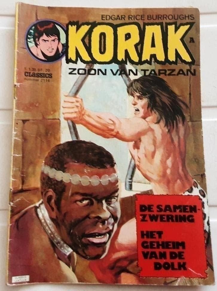 Korak zoon van Tarzan 2114 De samenzwering, Eén comic, Ophalen of Verzenden, Gelezen, Europa