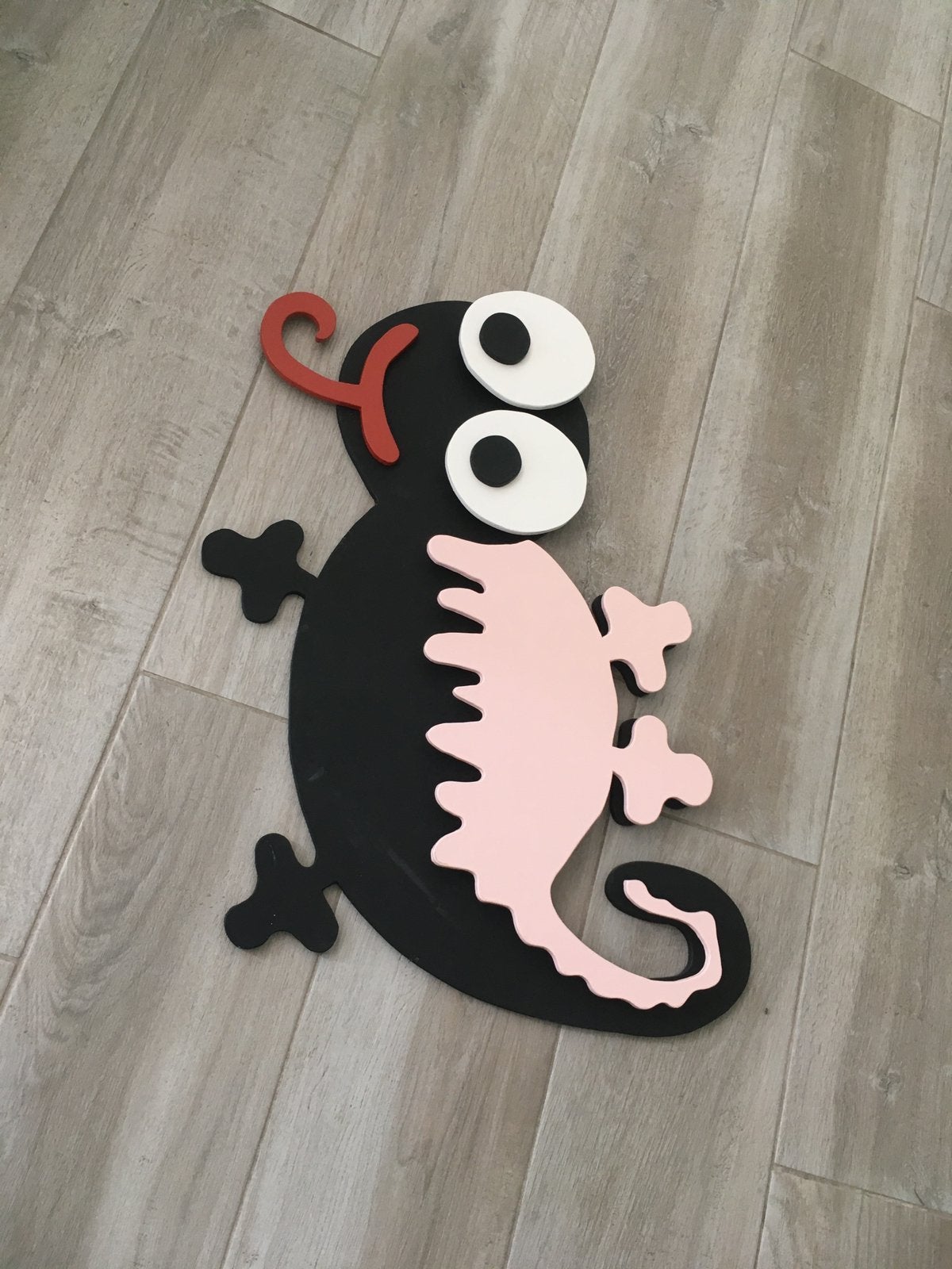 Gekko schoolbordje, Ophalen, Gebruikt, Wanddecoratie